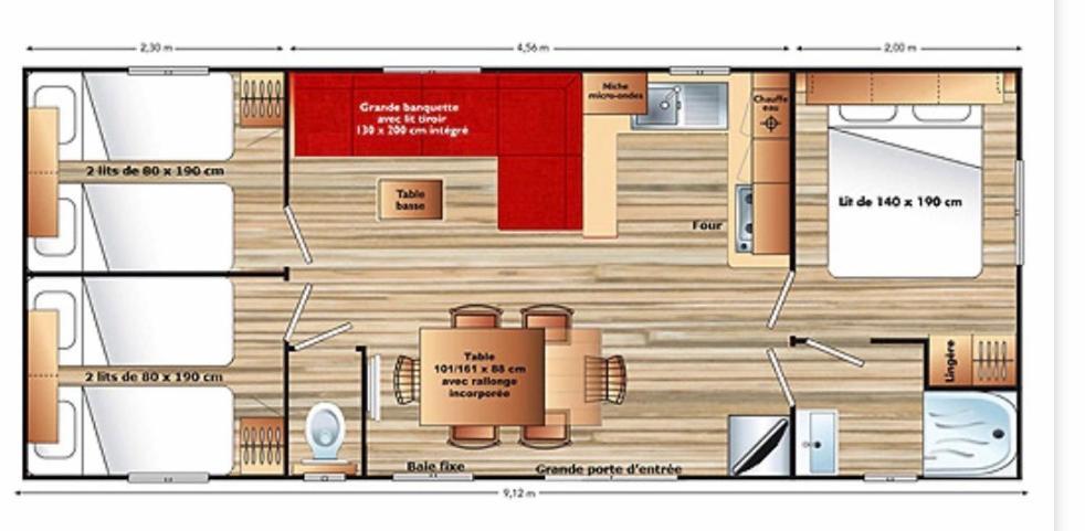 Mobilhome 4 Ca61 Vias Ngoại thất bức ảnh